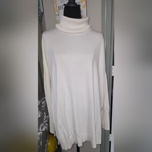 (I) Cato Cream Cowl Neck Sweater Tunic